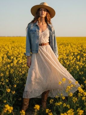 Mia Joy Beige Slip Dress